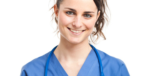 Female Nurse smiling